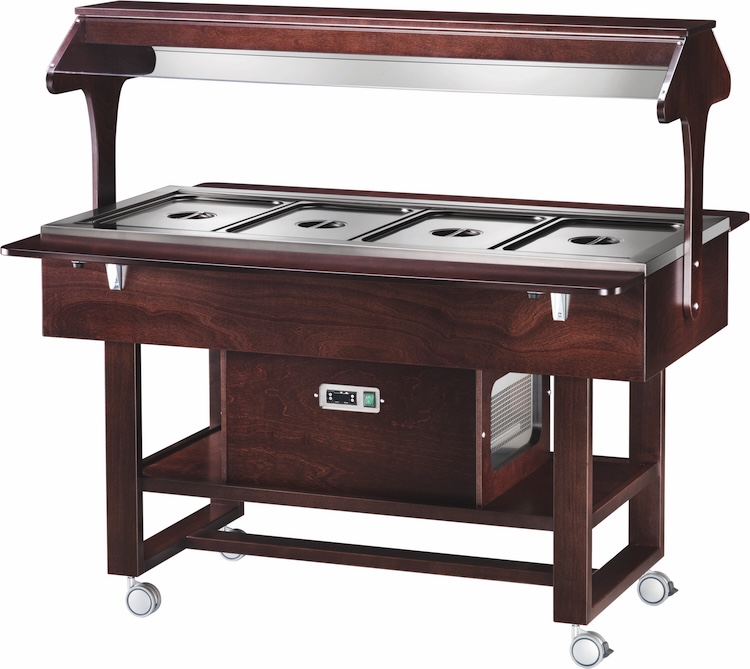 Chladený gastrobufet ELR2825W -wenge