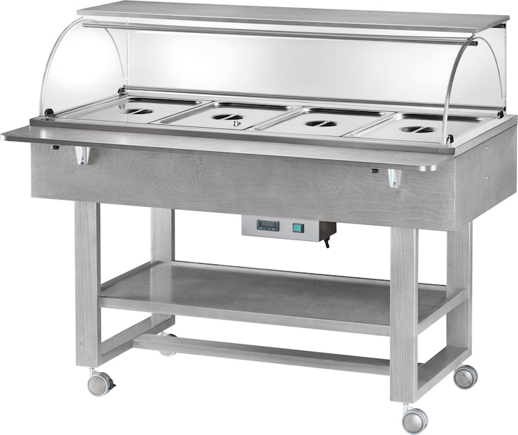 Vyhrievané gastrobufety - bain-marie ELC2834CE -ash grey