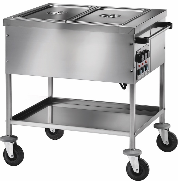 Výdajný ohrevný vozík, bain-marie CT1758TD