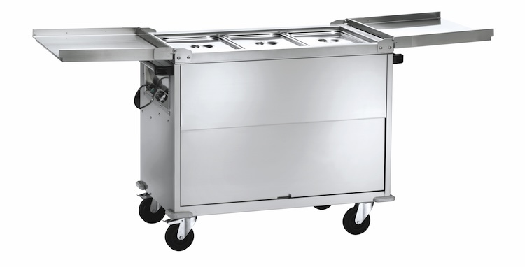 Výdajný ohrevný vozík, bain-marie CT1770