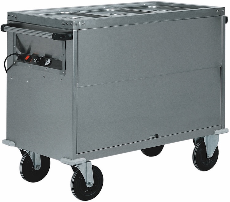 Výdajný ohrevný vozík, bain-marie CT1771