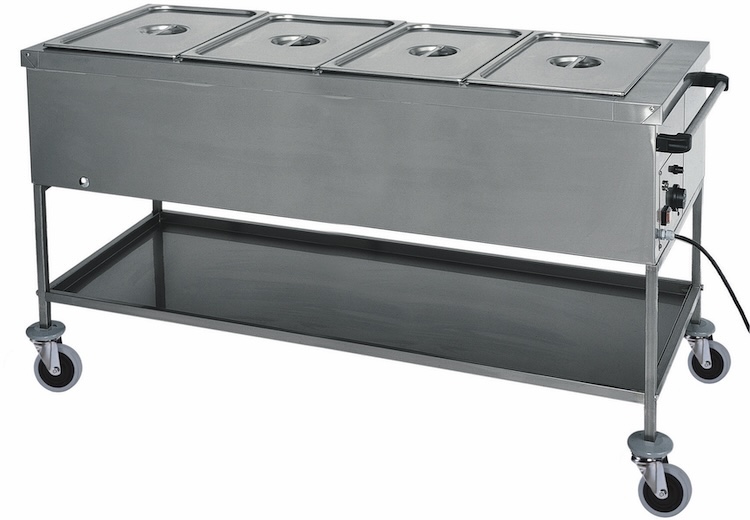 Výdajný ohrevný vozík, bain-marie CT1762