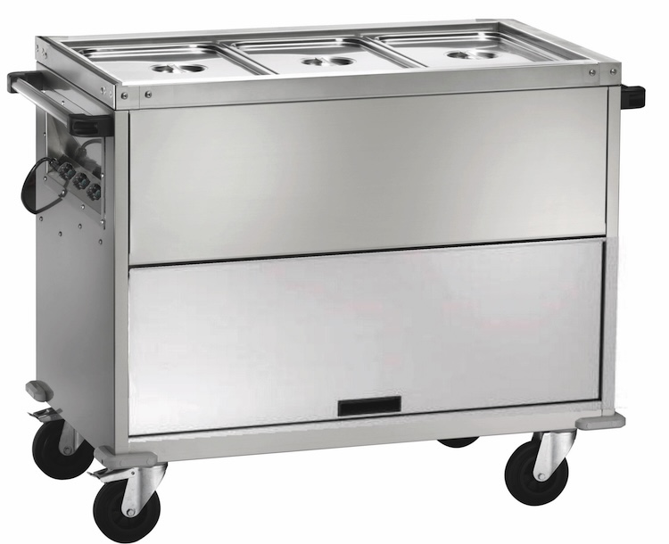 Výdajný ohrevný vozík, bain-marie CT1771TD