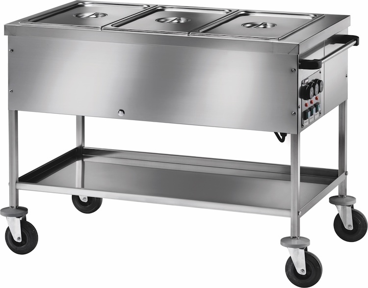 Výdajný ohrevný vozík, bain-marie CT1760TD
