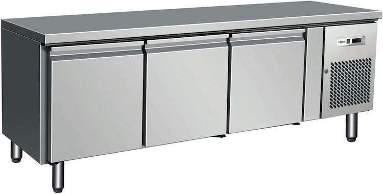 Gastronomické chladiace stoly - GN1/1 - vysoké 65cm-ventilované G-UGN3100TN