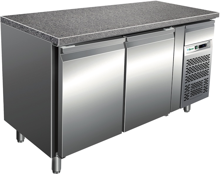 Chladiace cukrárske pulty - granitová doska - ventilované G-PA1500TNGR7