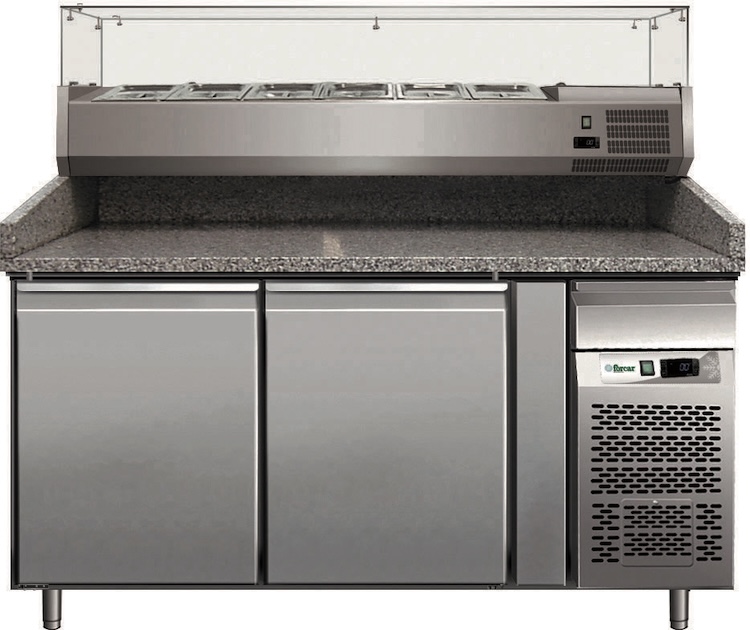 Ventilované chladiace pulty na pizzu G-PZ2600TN+RI15033V