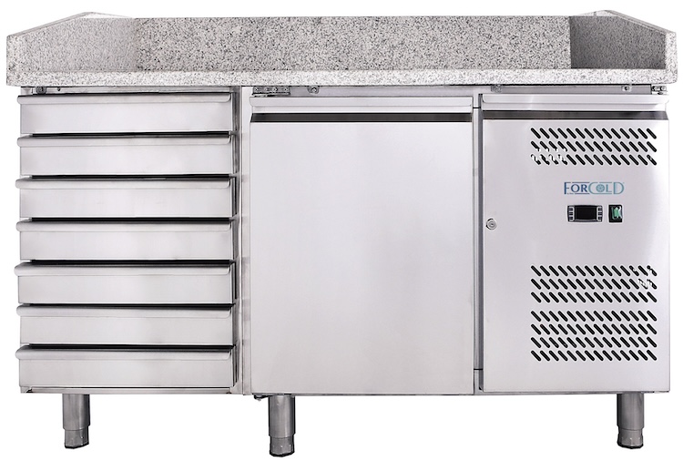 Ventilované chladiace pulty na pizzu G-PZ1610TN-FC