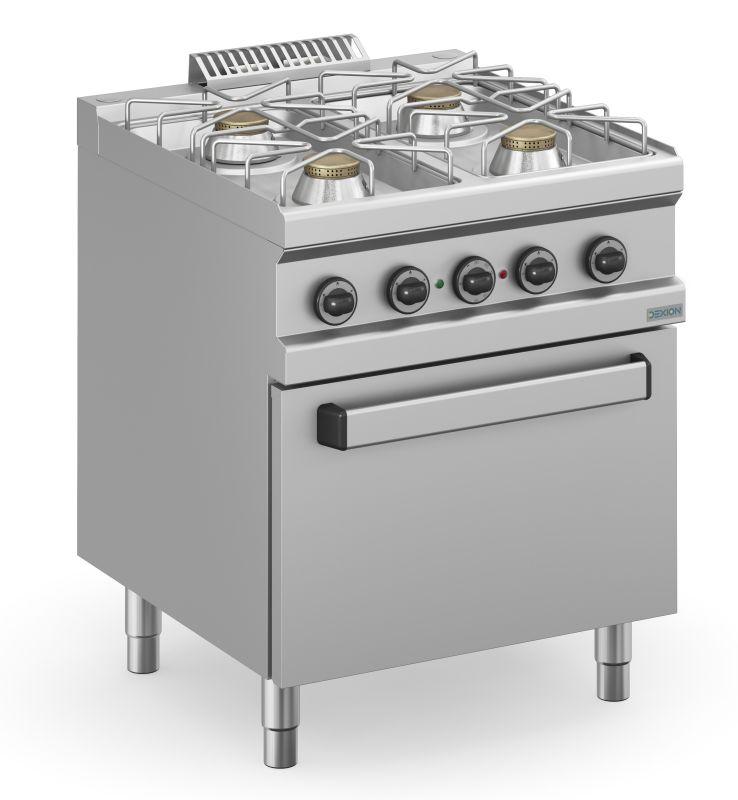 Plynový šporák s elektr. rúrou DXMFB77FEVXL