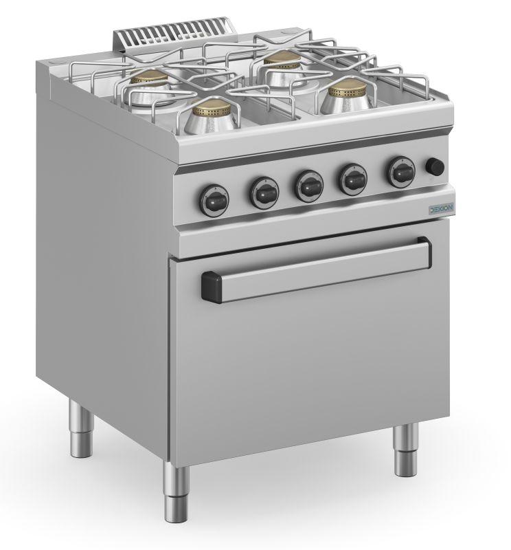 Plynový šporák s plyn. rúrou DXMFB77FGXL