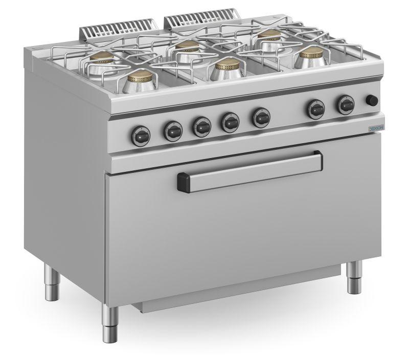 Plynový šporák s plyn. rúrou Maxi DXMFB711FGMXL