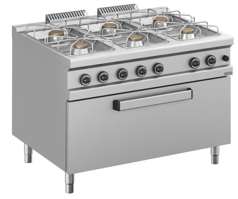 Plynový šporák s plyn. rúrou MAXI DXMFB912FMXXL