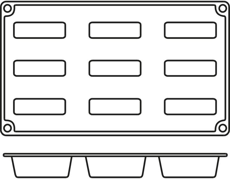 Silikónová forma Mini-cake 677001