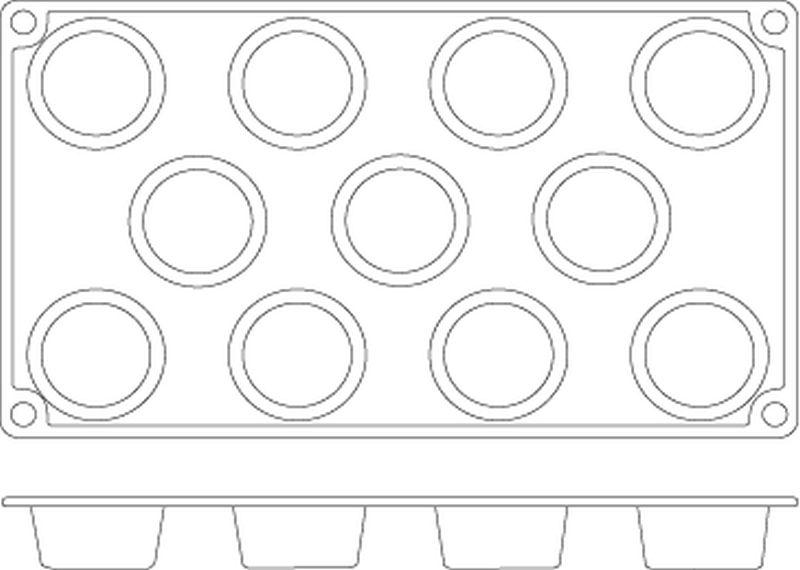 Silikónová forma Mini-Muffins 676905