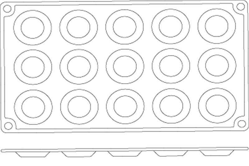 Silikónová forma Tartaletky 676509