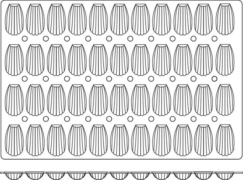 Silikónová forma Madeleine 676219