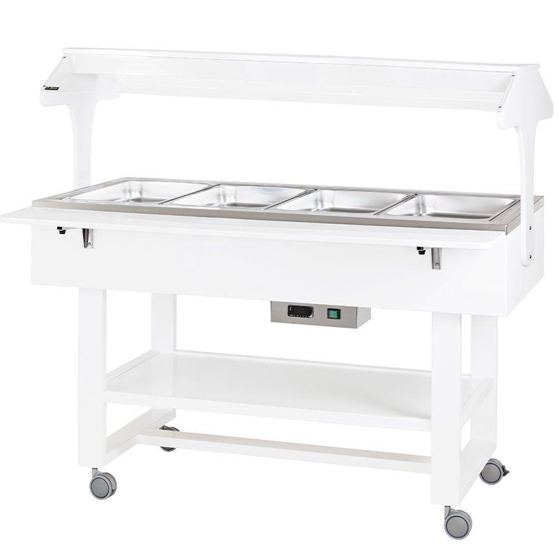 Vyhrievané gastrobufety - bain-marie ELC2828B -white