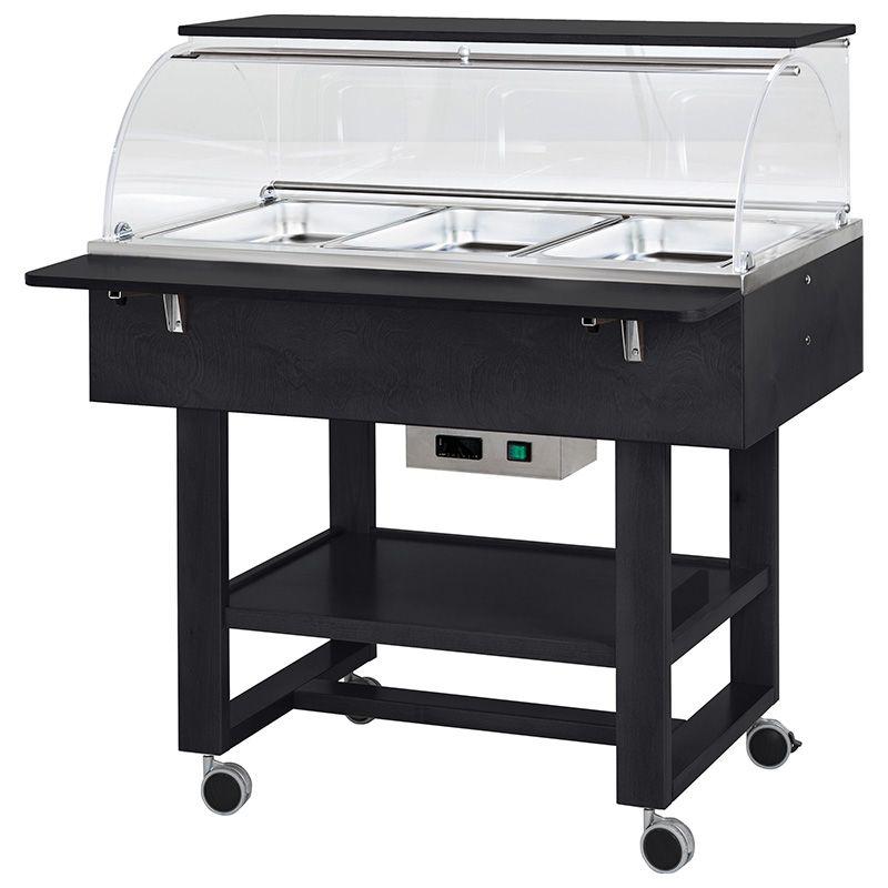 Vyhrievané gastrobufety - bain-marie CL2778NCA -carbon