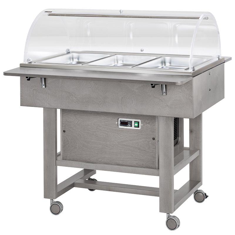 Chladený gastrobufet CLR2788NBTCE -ash gray