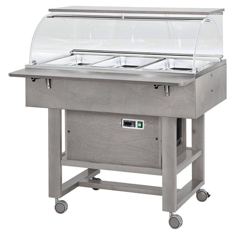 Chladený gastrobufet CLR2787NBTCE -ash gray