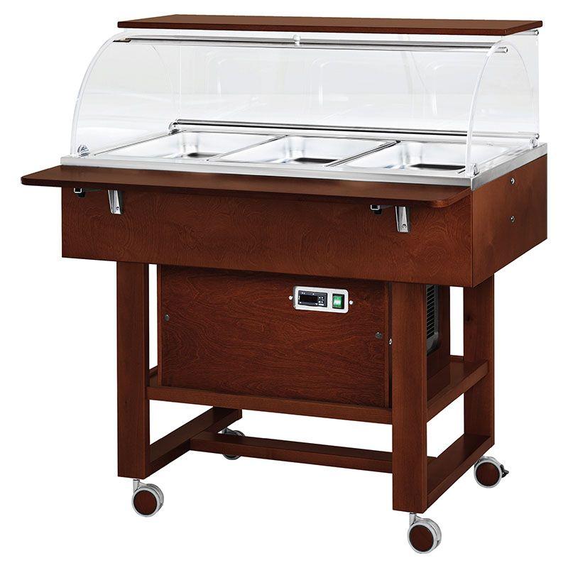 Chladený gastrobufet CLR2787NW -wenge