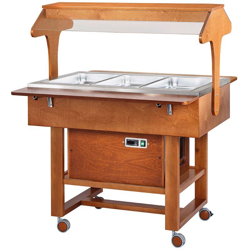 Chladený gastrobufet CLR2786NBT -walnut