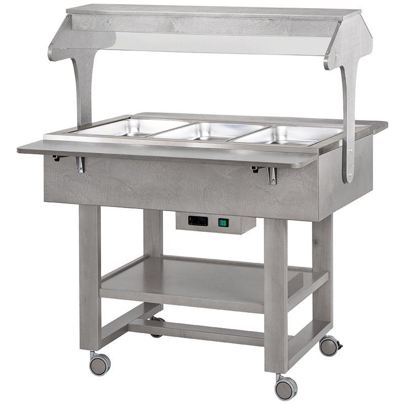 Vyhrievané gastrobufety - bain-marie CL2774NCE -ash gray