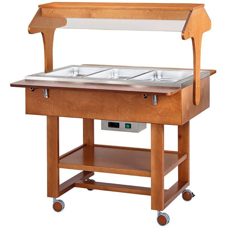 Vyhrievané gastrobufety - bain-marie CL2774N -walnut