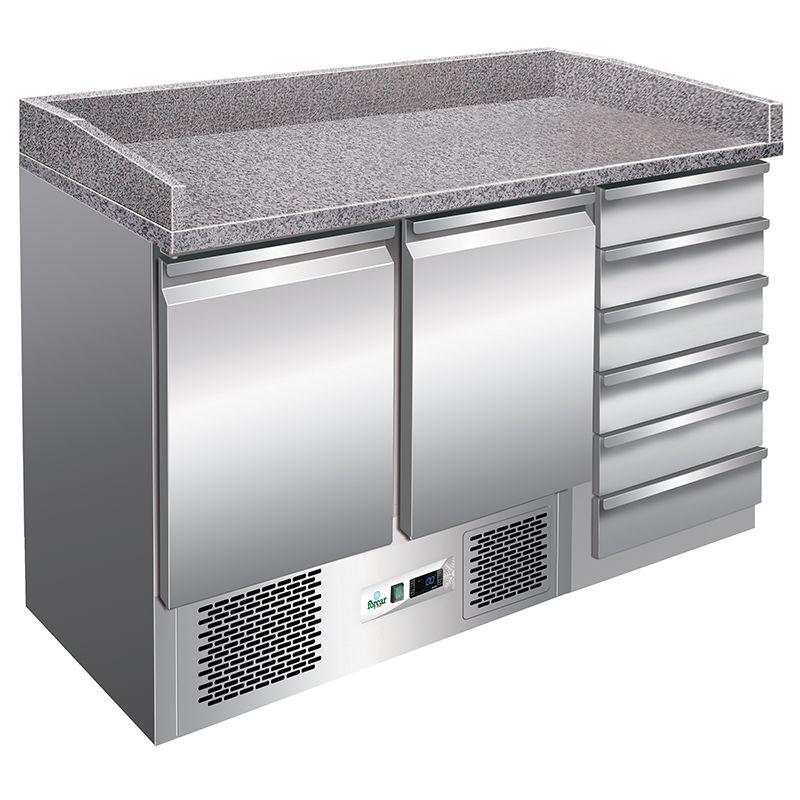 Chladiace pizza pulty - statické G-S903PZCAS-FC