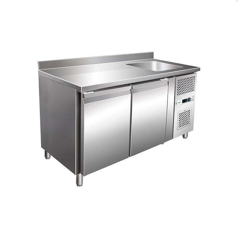 Gastronomické chladiace stoly s drezom - GN1/1 - ventilované G-GNS2200TN