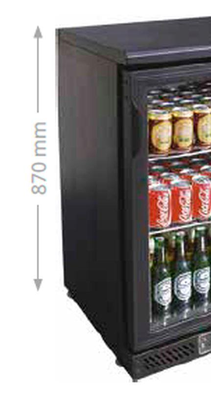 Chladená barová vitrina na nápoje -nízká G-BC3PS87