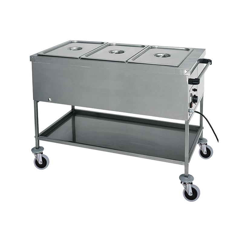 Výdajný ohrevný vozík, bain-marie CT1760