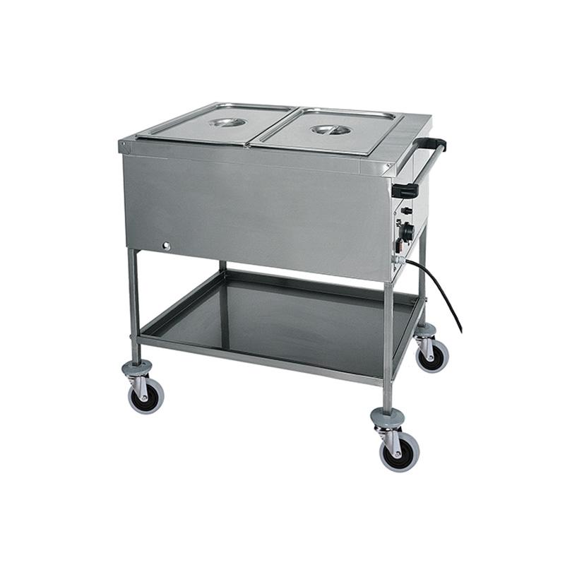 Výdajný ohrevný vozík, bain-marie CT1758
