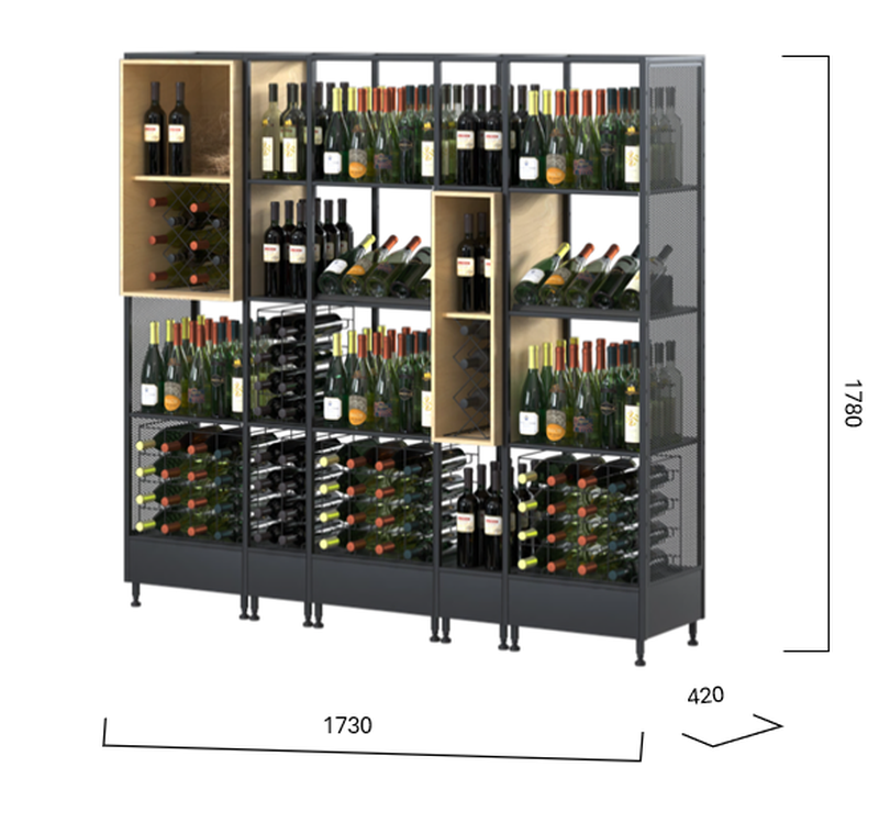 Regal Vino typ Facade